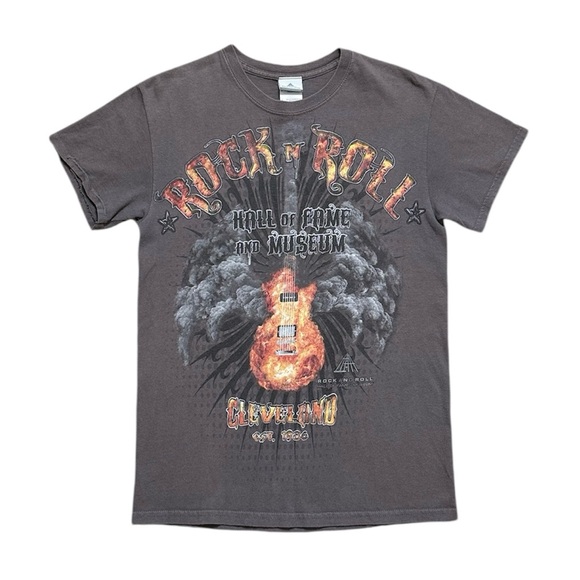 Rock & Roll Hall Of Fame Tops - Rock N Roll Hall of Fame T-Shirt Tee Shirt 1986-2013 XS S Small